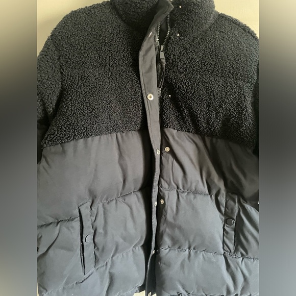 NWT Good American High Pile Fleece Cocoon Puffer Jacket - Picture 7 of 10